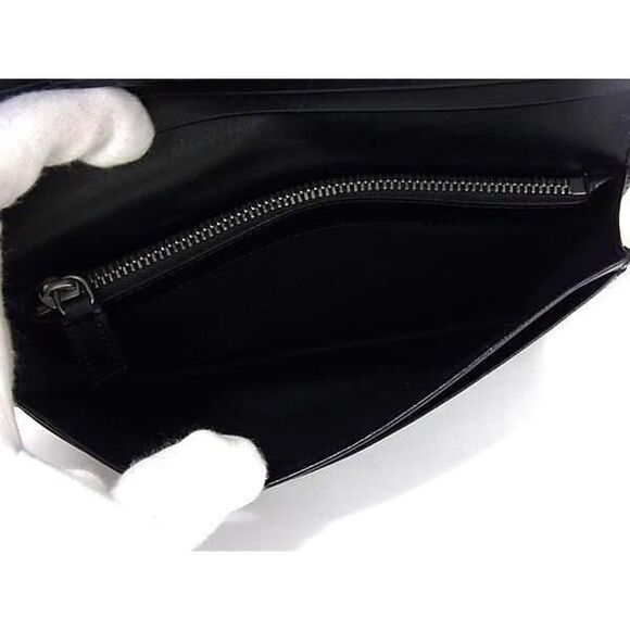 Bvlgari Wallet Octo 284708 Black Leather Men's Bifold Long Wallet - Picture 5 of 6